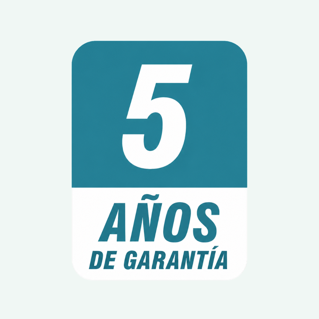 5 AÑOS DE GARANTÍA