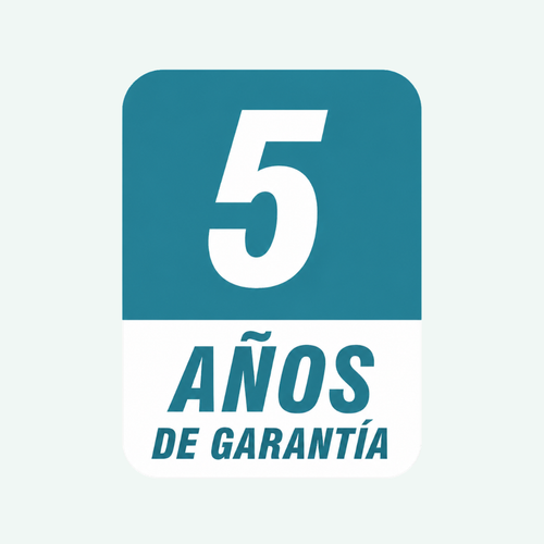 5 AÑOS DE GARANTÍA