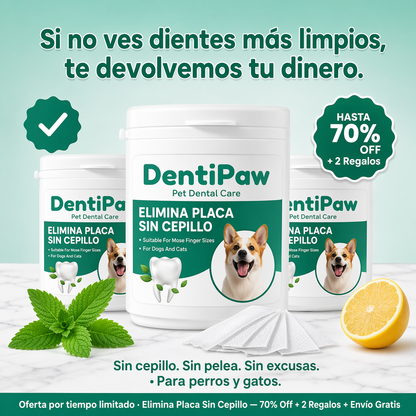 DentiPaw™ Dientes limpios. Sin drama.